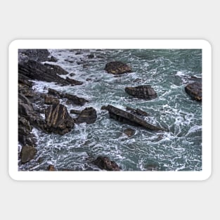High Tide and Rock Formation Sticker